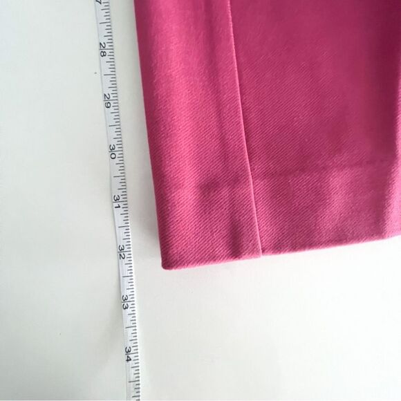 Le Chateau London Slight Flare Dress Pants Hot Pink Rose Women's 6 Stretch NWT - Picture 9 of 11